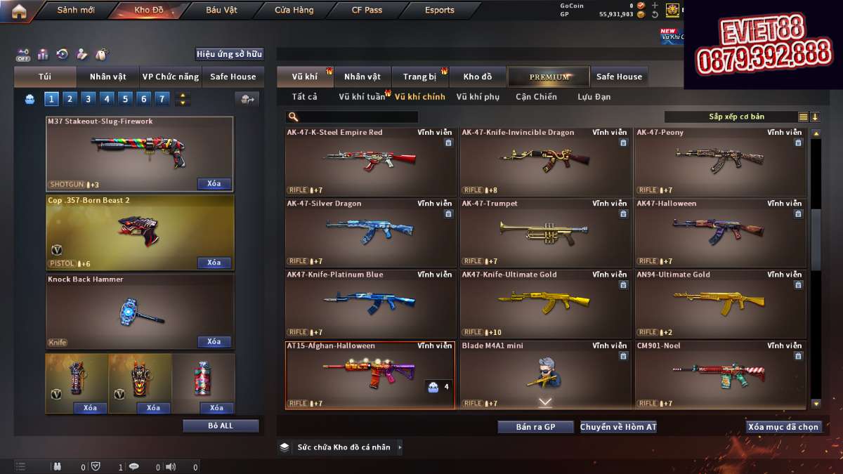 shop acc cf uy tin gia re
